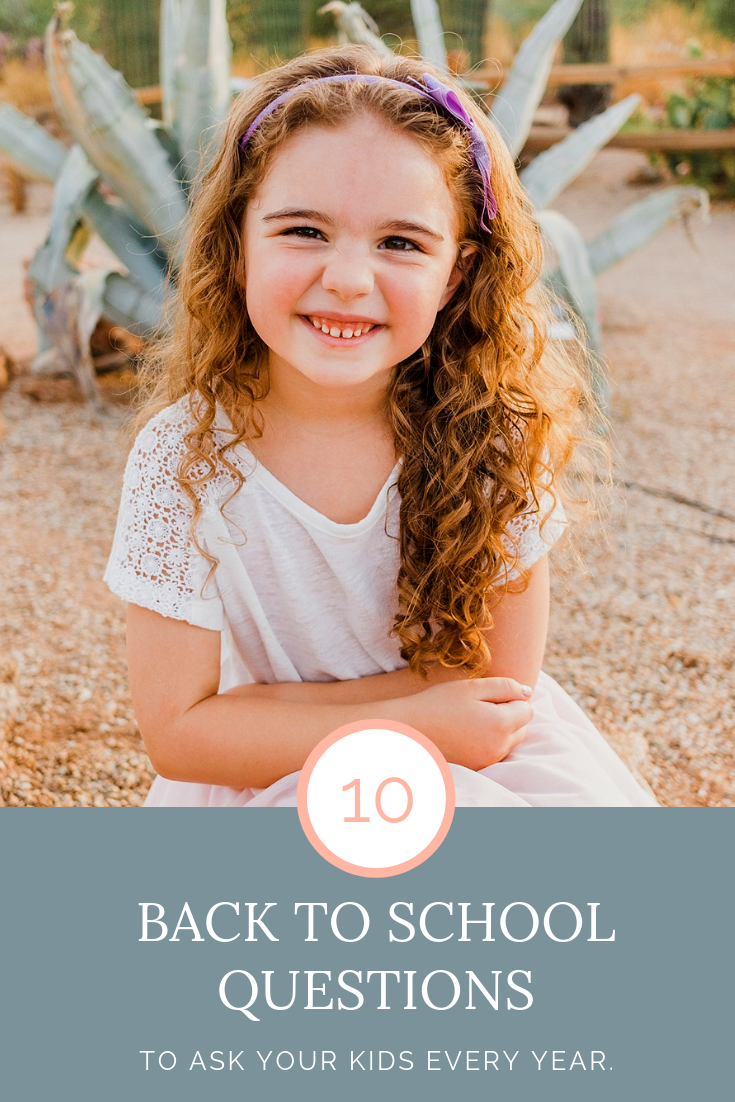 10 Back to School Questions to ask your Kids | East Valley Photographer