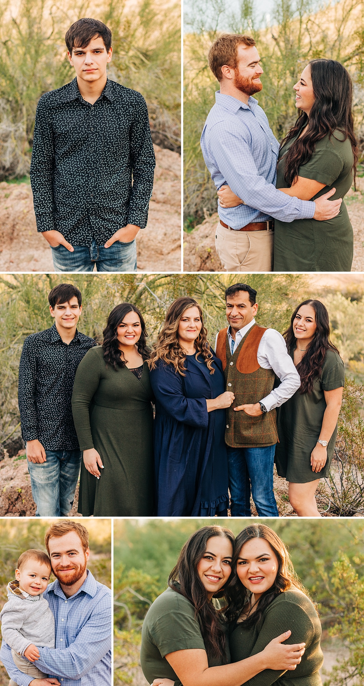 Family Pictures at Papago Park | Arizona Family Photographer