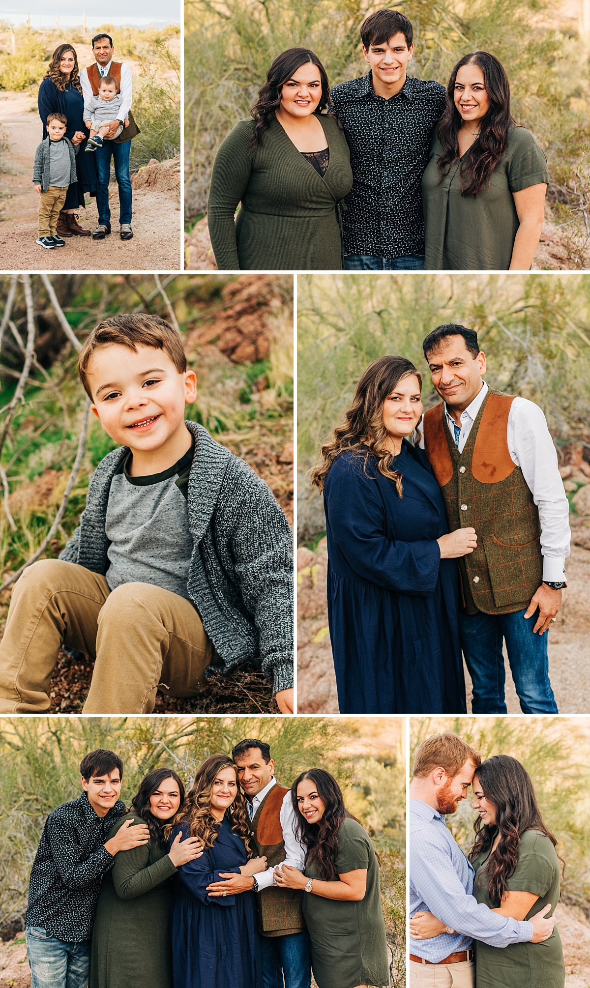 Family Pictures at Papago Park | Arizona Family Photographer