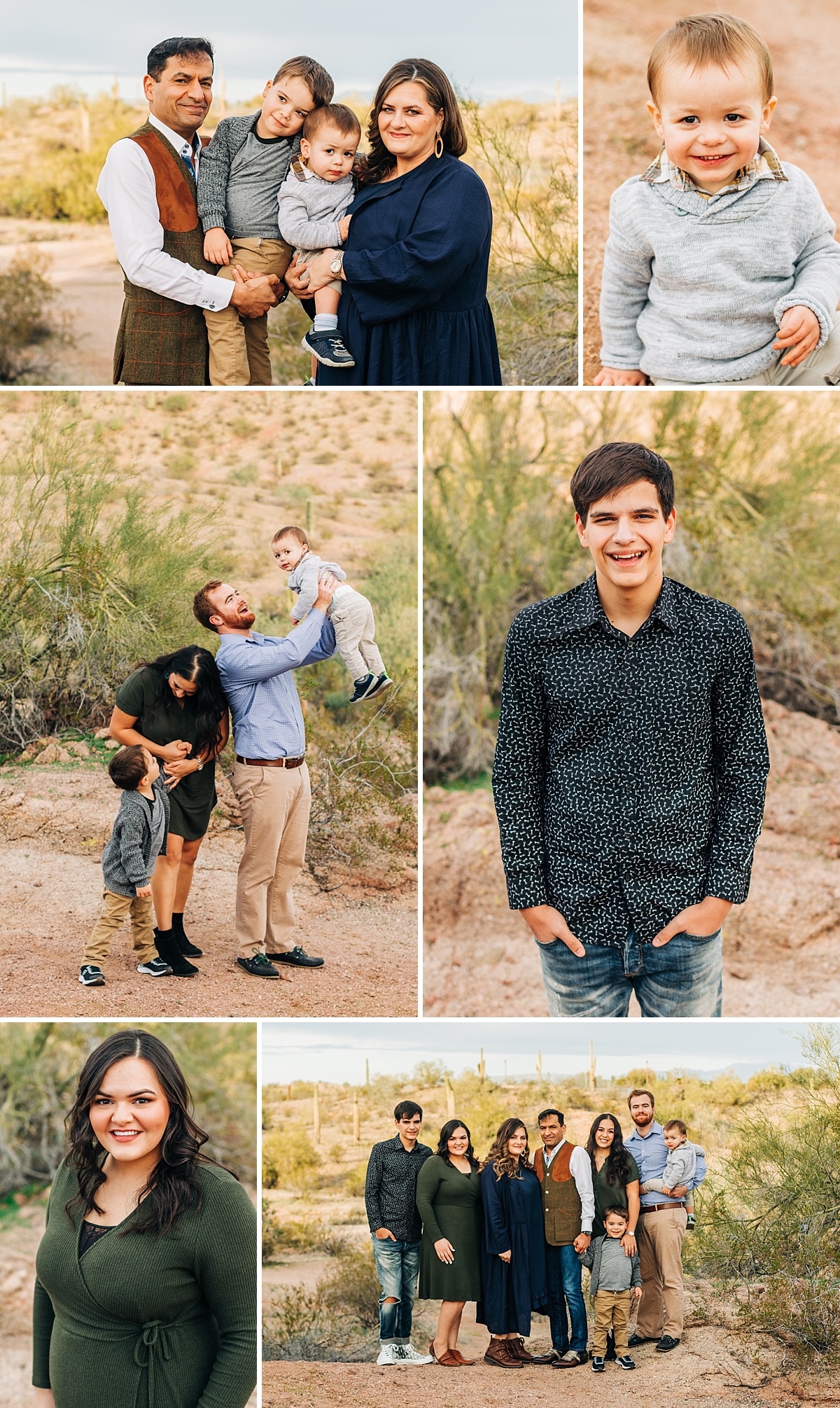 Family Pictures at Papago Park | Arizona Family Photographer