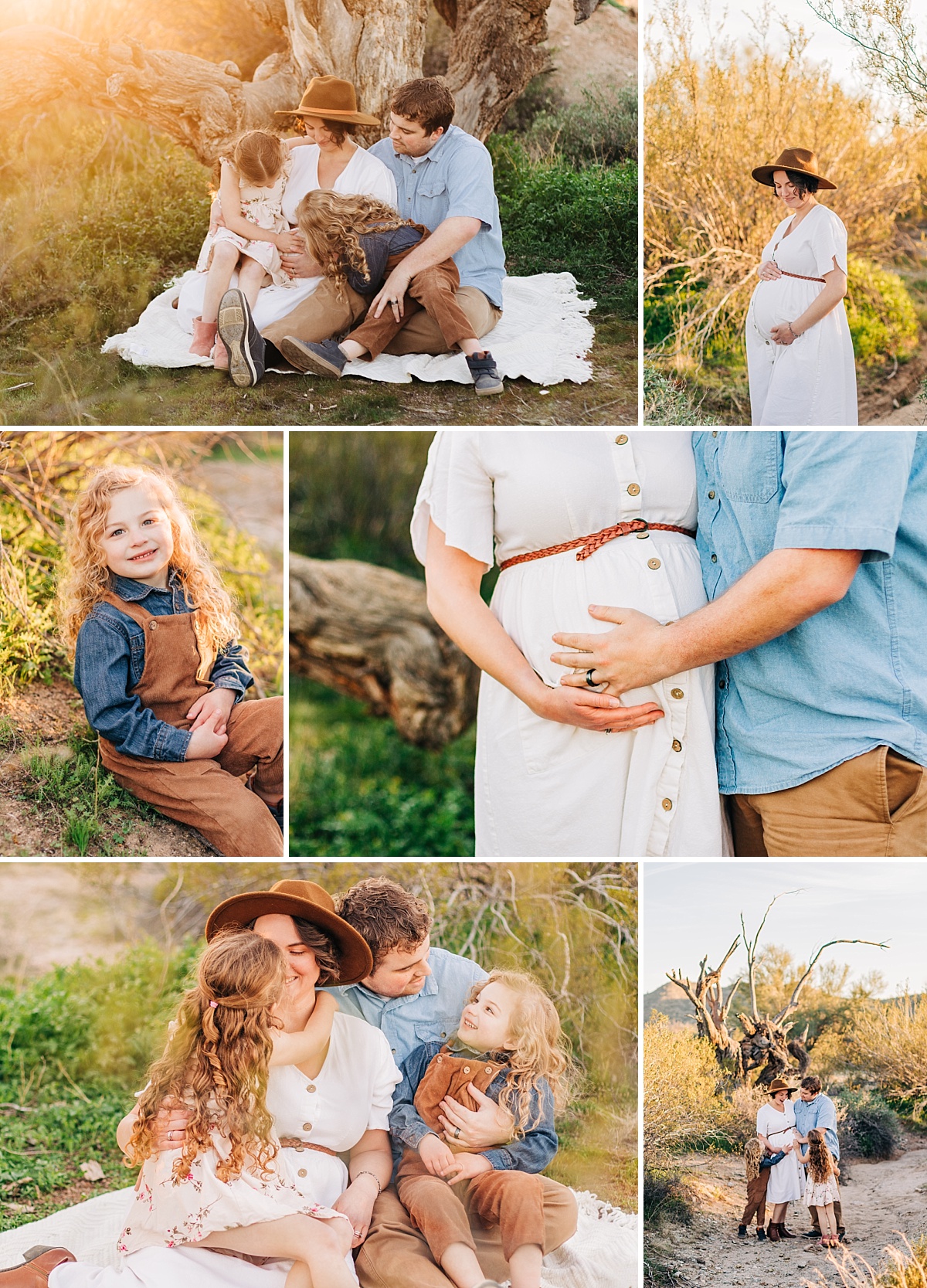 San Tan Mountain Maternity Pictures | Queen Creek Maternity Photographer