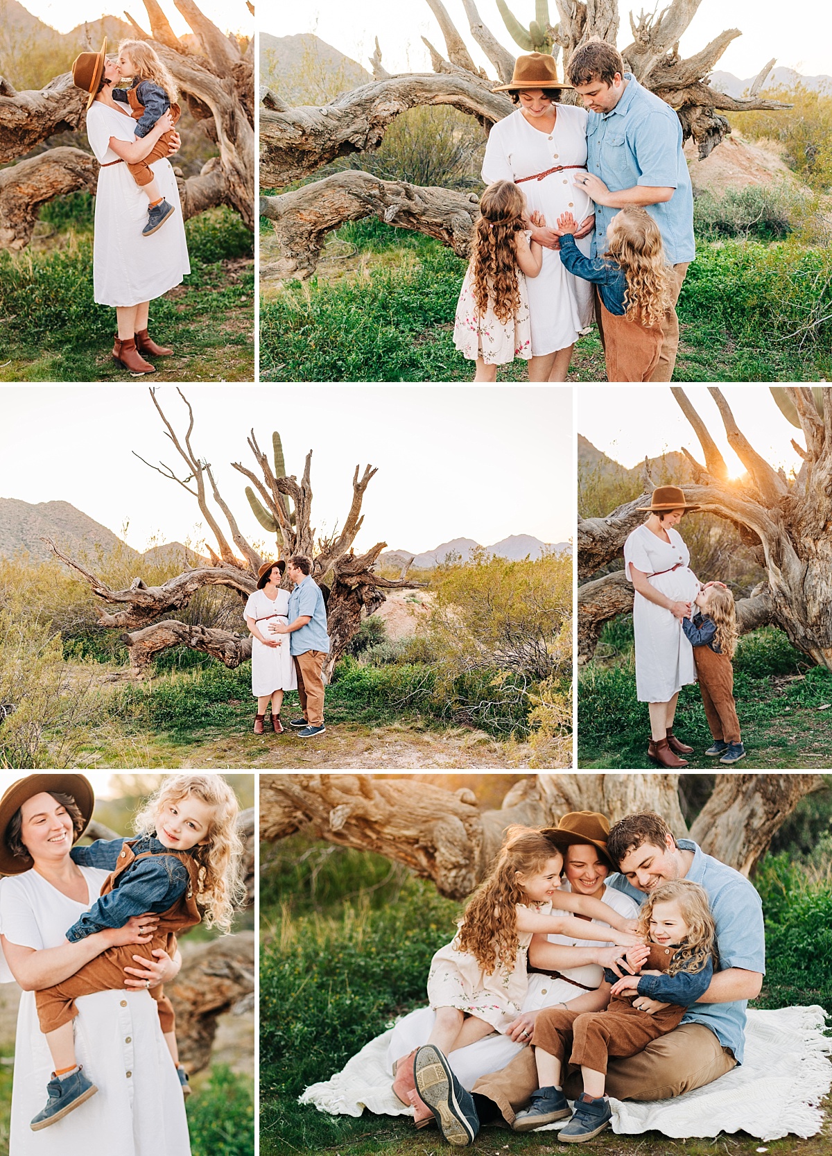 San Tan Mountain Maternity Pictures | Queen Creek Maternity Photographer