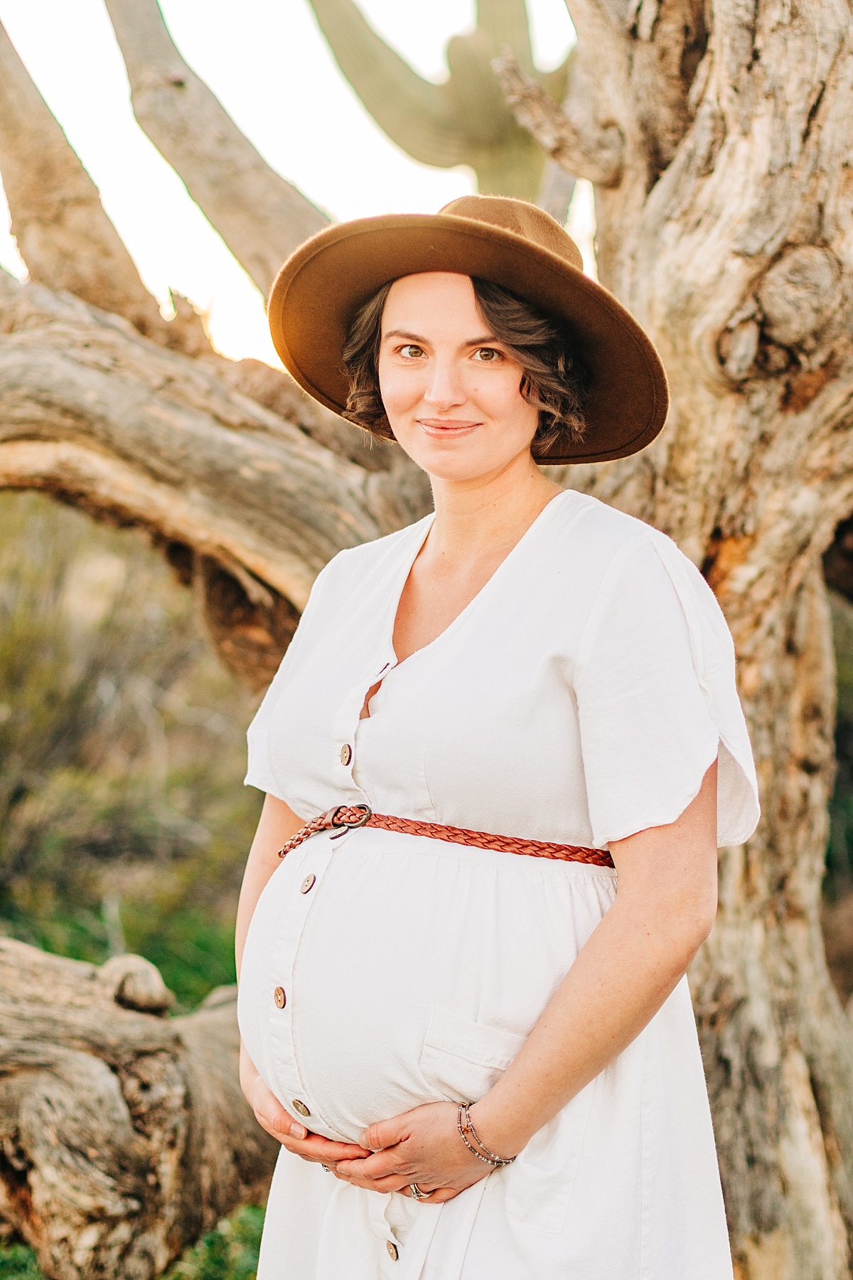 San Tan Mountain Maternity Pictures | Queen Creek Maternity Photographer