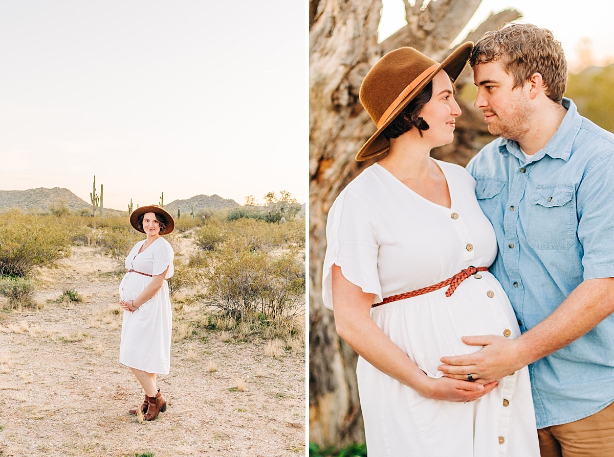 San Tan Mountain Maternity Pictures | Queen Creek Maternity Photographer