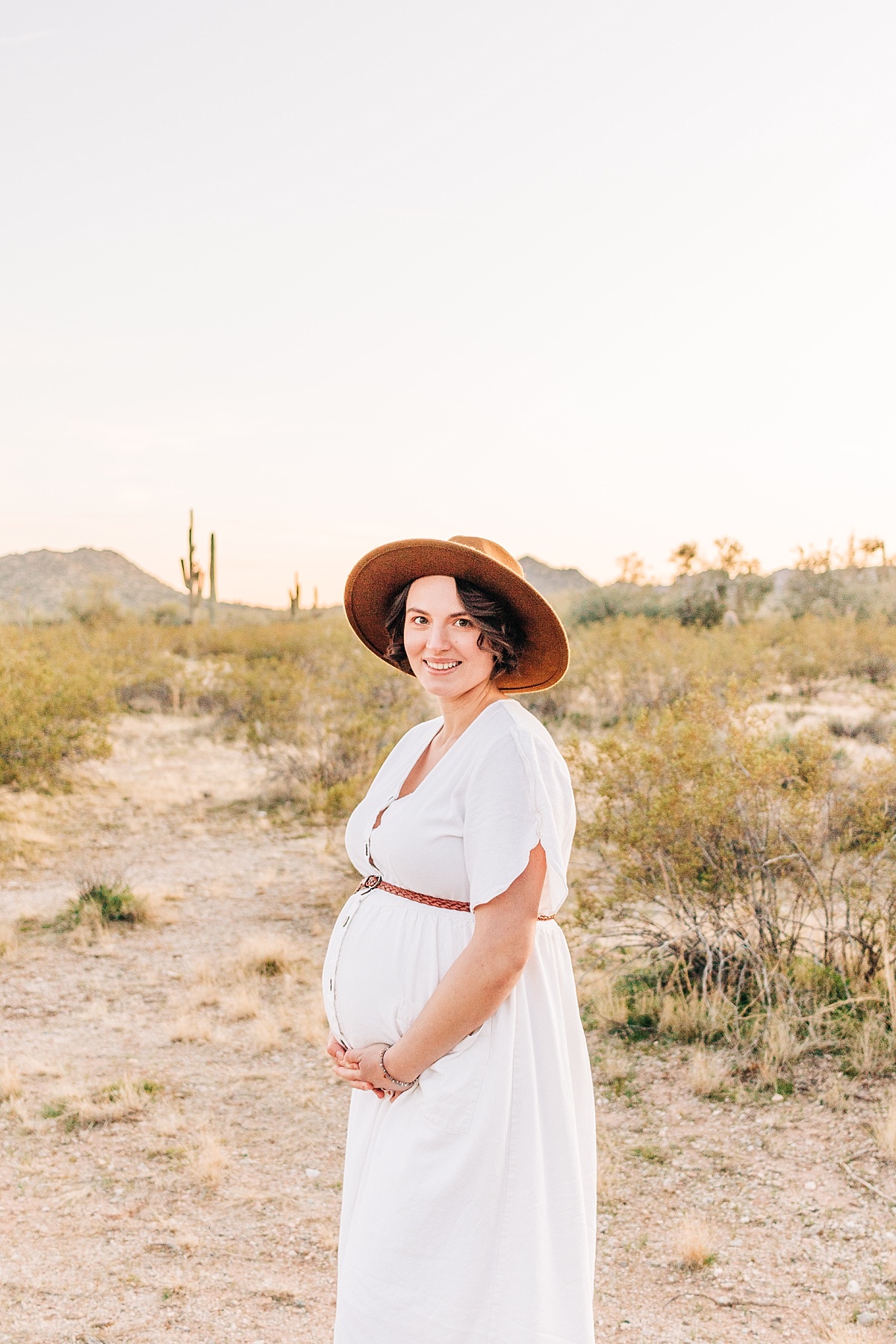 San Tan Mountain Maternity Pictures | Queen Creek Maternity Photographer