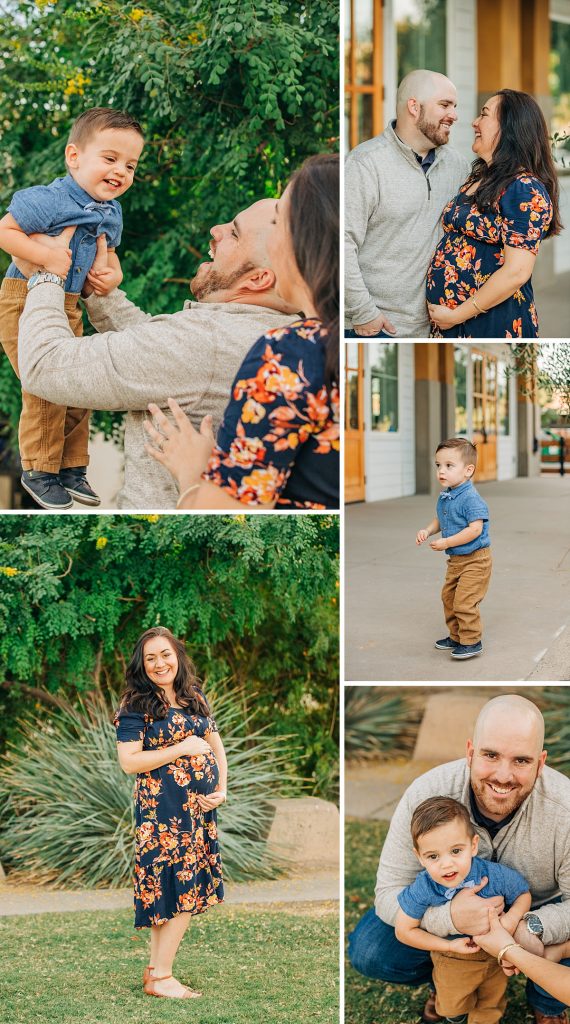 Downtown Gilbert Family Pictures