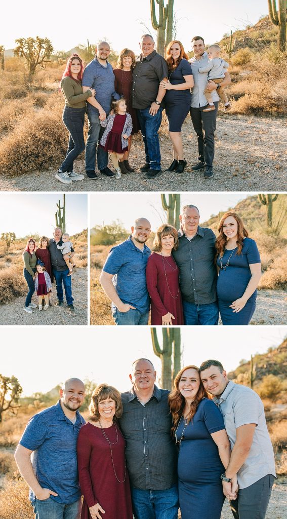 Usery Mountain Extended Family Pictures