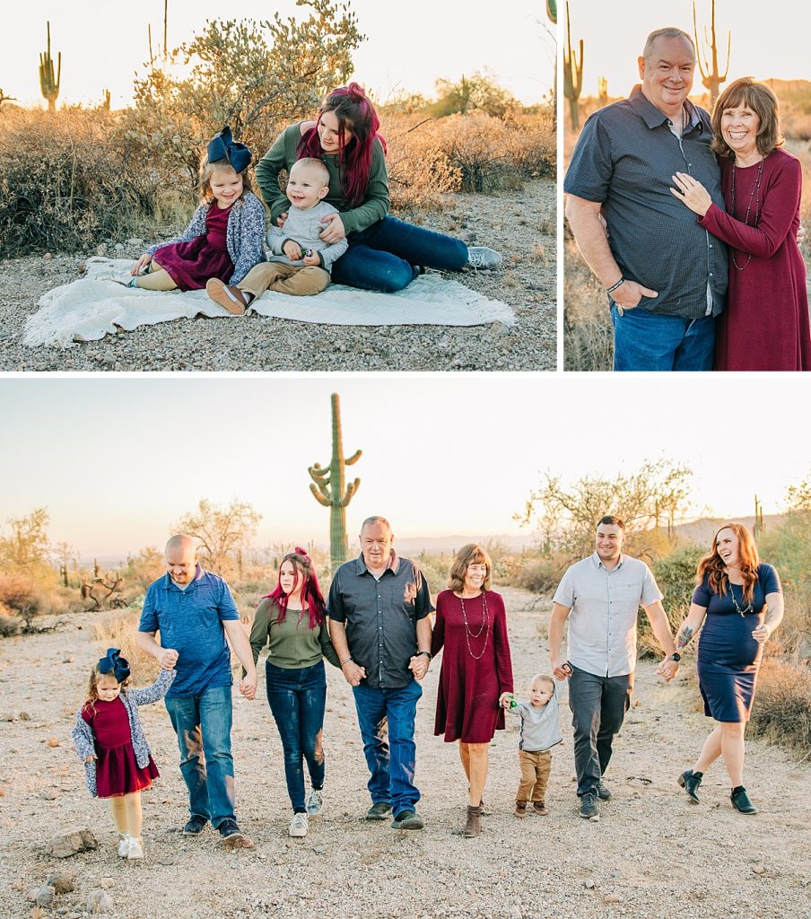 Usery Mountain Extended Family Pictures