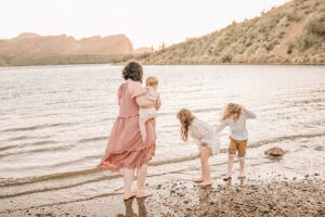 Beach Family Pictures in Arizona