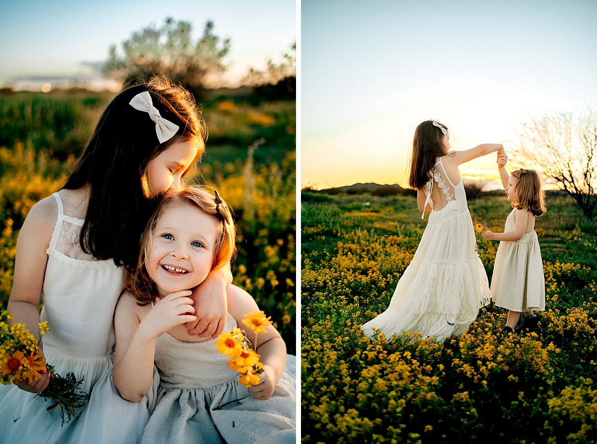 Arizona Wildflower Photo Shoot