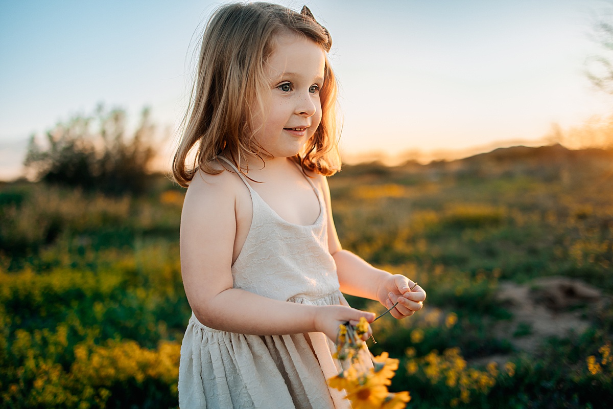 Arizona Wildflower Photo Shoot